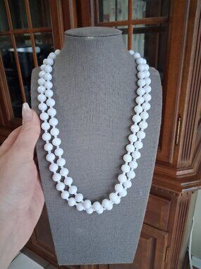 Double Stranded Empire made beaded necklace
